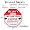 Signmission Security Alert This Farm Under 24 H, 10 Inch X 10 Inch, Aluminum Metal Signs OC-A-10-329 - alternate 5