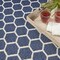 Homeroots 4' X 6' Navy Blue And Ivory Geometric Indoor Outdoor Area Rug 554808 - alternate 7