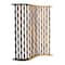 Homeroots 74" Natural Solid Wood Three Panel Screen Room Divider 342744 - alternate 1