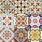 Homeroots 5" X 5" Blue Red Yellow Mosaic Peel And Stick Tiles 400066 - alternate 5