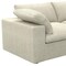 Homeroots 80in Khaki and Black Linen Blend Modular Loveseat 714576 - alternate 4