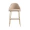 Manhattan Comfort Gracie Barstool in Tan and Gold BS022-GTN - alternate 5