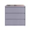 Hirsh 42 in W 3 Drawer Lateral File Cabinet, Arctic Silver, A4/Legal/Letter 23749 - alternate 4