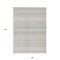Homeroots 9' X 12' Ivory Striped Washable Indoor Outdoor Area Rug 576962 - alternate 7
