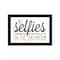 Homeroots No Selfies in the Bathroom 4 Black Framed Print Bathroom Wall Art 416226 - alternate 1