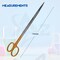 A2Z Scilab IRIS Scissors 7 inches Stainless Steel Straight Blades Lab Shears with Color Handle A2Z-ZR1136 - alternate 7