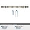 Amerock London 6-5/16 in 160 mm Center-to-Center Polished Nickel/Black Bronze Cabinet Pull BP36650PNBBR - alternate 3