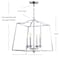 Jonathan Y Gloria 19" 4-light Metal LED Pendant, Chrome JYL7411A - alternate 7