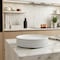Homeroots White Six Piece Round Coupe Porcelain Service For Six Dinner Plate Set 483483 - alternate 3