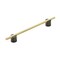 Amerock Transcendent 7-9/16 in 192 mm Center-to-Center Matte Black/Matte Gold Cabinet Pull BP7414192MBMG - alternate 1