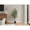 Monarch Specialties Artificial Plant 47" Tall Acacia Tree, Indoor, Faux, Fake, Floor, Greenery, Potted, Silk, Decorative I 9520 - alternate 1