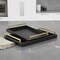 Homeroots Set of Two Black Wood Faux Croc Serving Trays With Handles 518593 - alternate 8