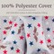 Lavish Home 3-Piece King Quilt Set Bedspread & 2 Pillow Shams with Patriotic Star Pattern Lightweight Set 66-002-PRT-SK - alternate 7