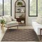 Homeroots 6' X 9' Dark Brown And Light Brown Trellis Indoor Outdoor Area Rug 545230 - alternate 6