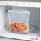 Progress Int STORAGE BAG 3 Cup Capacity Zipper Closure Clear Silicone Reusable PKS-21C - alternate 8