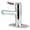 Kingston Brass One-Handle Single-Hole Bathroom Faucet with Deck Plate and Push Pop-Up Drain, Polished Chrome LS8421DWL - alternate 1