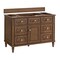 James Martin Vanities Vanity, without top, Mid-Century Walnut, 47.88 in W x 23.5 in D,  424-V48-M-WLT - alternate 1