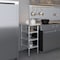 Amgood 24in D x 15in L Stainless Steel Table, Three Undershelves AMG WT-2415-3SH-Z - alternate 5