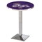 Holland Bar Stool Co 42" Chrome James Madison Pub Table, 36" dia. Top L217C4236JmsMad - alternate 1
