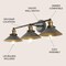 Jonathan Y July 26.5" 3-Light Industrial Farmhouse Metal Vanity Light, Rustic Dark Gray/Brass Gold JYL7428D - alternate 3