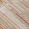 Homeroots 8' Rust And Ivory Round Striped Washable Indoor Outdoor Area Rug 631553 - alternate 3