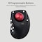 Elecom DEFT PRO Ergo Trackball, 8 Programable buttons, 3 Device Connection, Wireless, Wired, Windows, macOS M-DPT1MRXBK - alternate 4