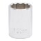 Vulcan Drive Socket, 22 mm Socket, 1/2 in Drive, 12-Point, Chrome Vanadium Steel, Chrome, MT6534044 MT6534044 - alternate 1
