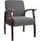 Lorell Guest Chair, Wood Back, 24 in W 25" L 35-1/2" H LLR68551 - alternate 1