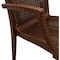 Leisuremod Weave Mace Indoor/Outdoor Arm Chair, Brown MCA19BR - alternate 3