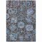 Homeroots 3' X 5' Chocolate And Aqua Damask Washable Indoor Outdoor Area Rug 603731 - alternate 6