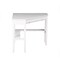 Homeroots 48" White Solid Wood Corner Writing Desk 402031 - alternate 4
