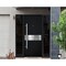 Vdomdoors Steel Door Deux 6072 Black Enamel 2 Sidelight Exterior Windows Sidelites/ Entry Door Painted W14+36 DEUX6072EXD-BLK-W14+36+14 X H80-RH-I - alternate 4
