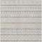 Homeroots 5' X 8' Ivory Beige And Taupe Quatrefoil Washable Indoor Outdoor Area Rug 583229 - alternate 6
