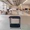 Luxor Utility Cart with Lipped Plastic Shelves, 400 lb Load Capacity, 2 Shelves, 32 in L, 24 in W TC22-B - alternate 5