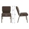 Flash Furniture Brown Dot Fabric Church Chair, PK4 4-FD-CH0221-4-GV-BNDOT-GG - alternate 6