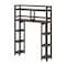 Homeroots Espresso Finish 2 Tier Solid Wood Over Toilet Organizer 380018 - alternate 6