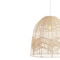 Jonathan Y Sofia 17.5" 1-Light Farmhouse Coastal Rattan 180" Cord Plug-In or Hardwired LED Pendant, Brown JYL1400A - alternate 13