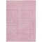 Homeroots 8' X 10' Pink And Ivory Geometric Washable Indoor Outdoor Area Rug 600849 - alternate 7