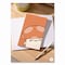 Denik Smoko Kai Mushroom Layflat Notebook, 1-Subject, Medium/College Rule, Orange/White, 72 8X5 Sheets LFC1891L - alternate 3