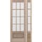 Doornmore G7512, 51.5" x 98" ( 36" Door + 12" Side) Left Hand, Mahogany SDL 12 Lite 3/4 Lite Exterior Door G7512-SW-3696-G7504-SL_1-1_LI - alternate 8