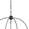Homeroots Black Caged Three Light Metal Dimmable Chandelier 611333 - alternate 5