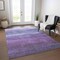 Homeroots 3' X 5' Purple And Lavender Abstract Washable Indoor Outdoor Area Rug 618148 - alternate 4