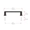 Richelieu Hardware Mirabel Collection 5 1/16-in 128mm Brushed Oil-Rubbed Bronze Transitional Rectangular Cabinet Pull BP795128BORB - alternate 6