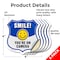 Signmission Smile You're On Camera Shield Sign Smile, 4 inch X 4 inch, Vinyl Decal, 5PK SHI-D-5PACK-4-463 - alternate 4