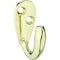 National Hardware SPB1425 Robe Hook, Zinc, Polished Brass N830-141 - alternate 1