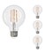 Bulbrite LED Filament 13W, Dimmable G25, Clear Glass, E26 Base, 2700K, 1400 Lm, 4PK 862850 - alternate 1