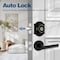Wrightmaster 3 in 1 Aluminum Smart Lock Deadbolt with App Biometric Door Knob, Keyless Entry Door Lock, in Black ZR-B2 - alternate 5