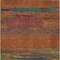 Homeroots 8' X 10' Terra Cotta Abstract Washable Indoor Outdoor Area Rug 608762 - alternate 8