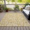 Homeroots 8' X 10' Gold Brown And Beige Abstract Washable Indoor Outdoor Area Rug 602500 - alternate 6