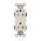 Leviton Straight Blade Receptacle, 5-20R, 20 A, 125V AC, Isolated Ground MD830-IGT - alternate 1